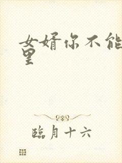 女婿你不能谢在里