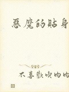 恶魔的贴身保镖