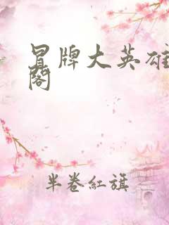 冒牌大英雄笔趣阁