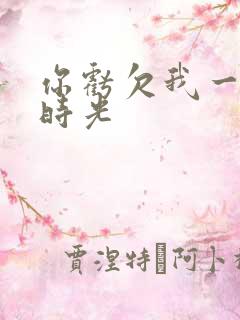 你亏欠我一段小时光