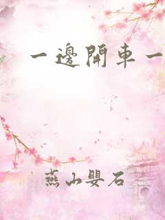 一边开车一边做