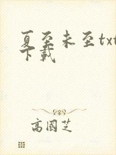 夏至未至txt下载