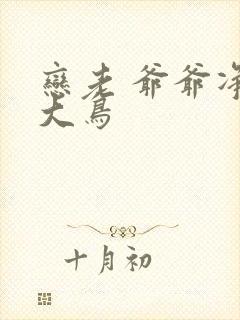 恋老 爷爷净身大鸟