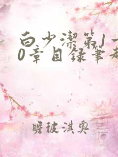 白少洁第1一40章目录笔趣阁