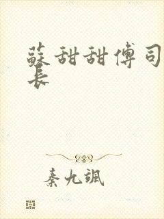 苏甜甜傅司衍机长