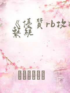 《优质rb攻略系统