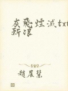灰飞烟灭txt新浪