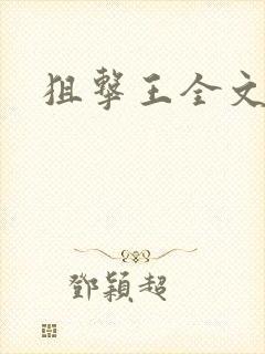 狙击王全文阅读