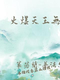 火爆天王无弹窗
