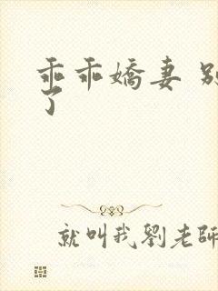 乖乖娇妻 别闹了