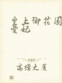 皇上御花园中要爱妃