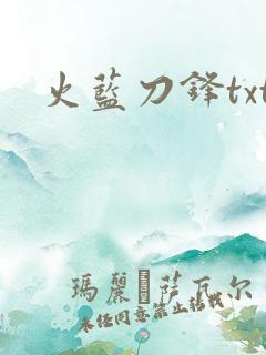 火蓝刀锋txt