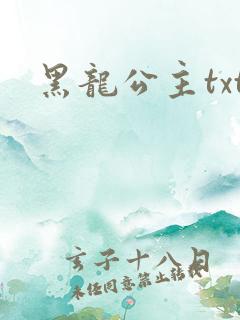黑龙公主txt