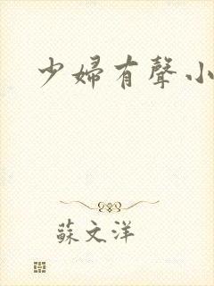 少妇有声小说