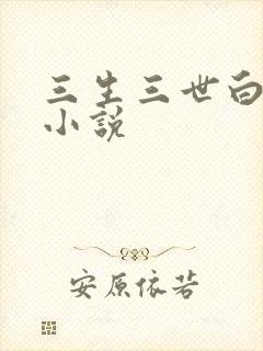 三生三世白暮泪小说