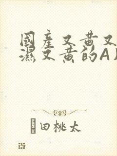 国产又黄又硬又湿又黄的A片小说