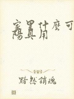 家里什么可以当阳具用