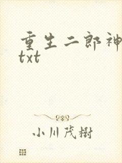 重生二郎神杨戬txt