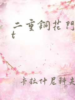 二重铜花门txt