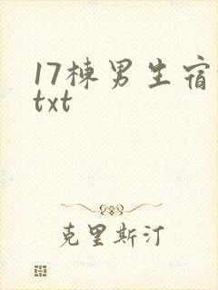 17栋男生宿舍txt