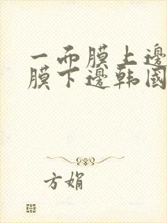 一面膜上边一面膜下边韩国