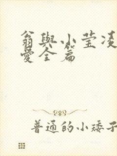 翁与小莹凌晨欢爱全篇