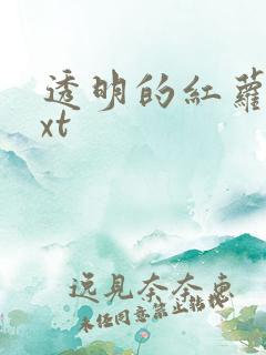 透明的红萝卜txt