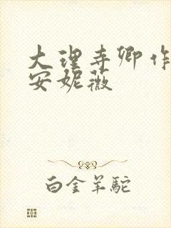 大理寺卿作者:安妮薇