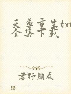 天尊重生txt全集下载