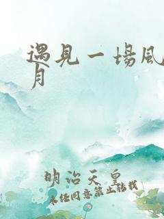 遇见一场风花雪月