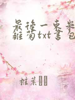 最后一束米迦勒雏菊txt书包网