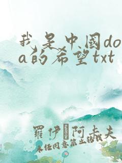 我是中国dota的希望txt