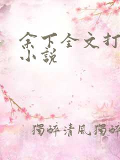 余下全文打不开小说