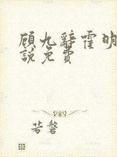 顾九辞霍明澈小说免费