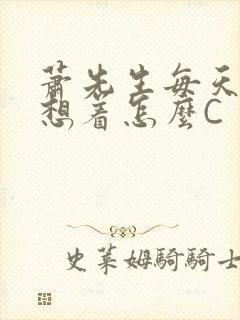 萧先生每天都在想着怎么C