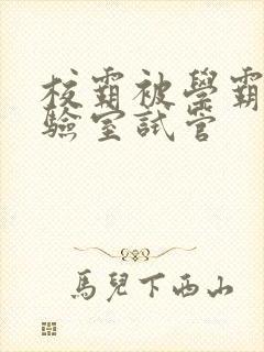 校霸被学霸压实验室试管