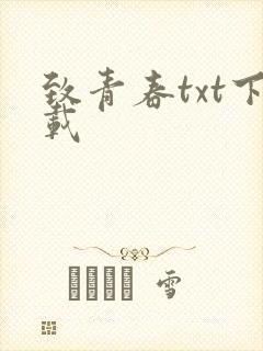 致青春txt下载