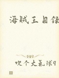 海贼王目录