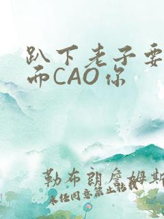 趴下老子要从后面CAO你