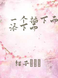 一个插下面一个添下面