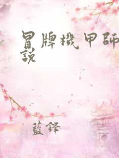 冒牌机甲师 小说