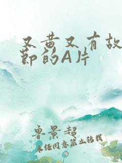 又黄又有故事情节的A片