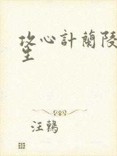 攻心计兰陵笑笑生