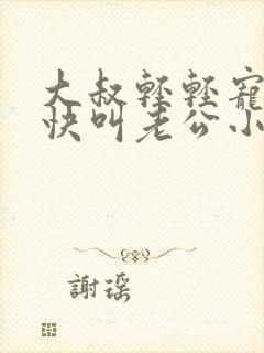 大叔轻轻宠宝贝快叫老公小说