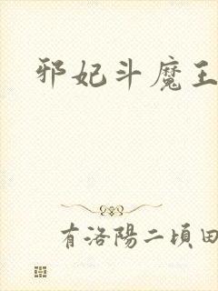 邪妃斗魔王