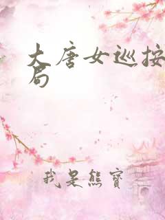 大唐女巡按大结局