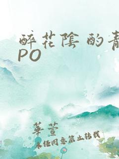 醉花阴 酌青栀PO