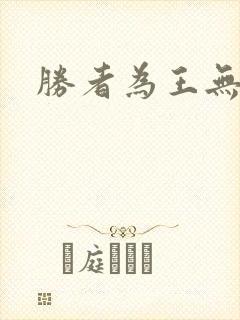 胜者为王无弹窗