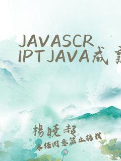 JAVASCRIPTJAVA成熟亲子