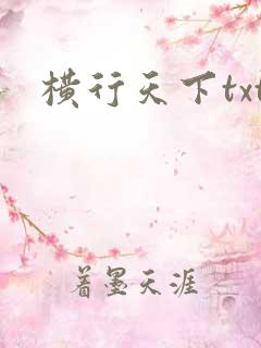 横行天下txt